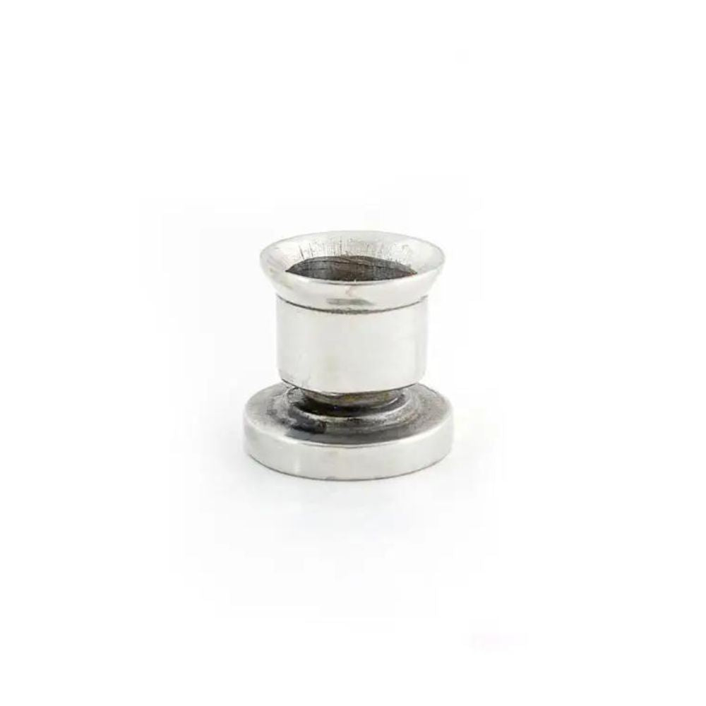 Silver-tone Pewter Taper Candle Holder