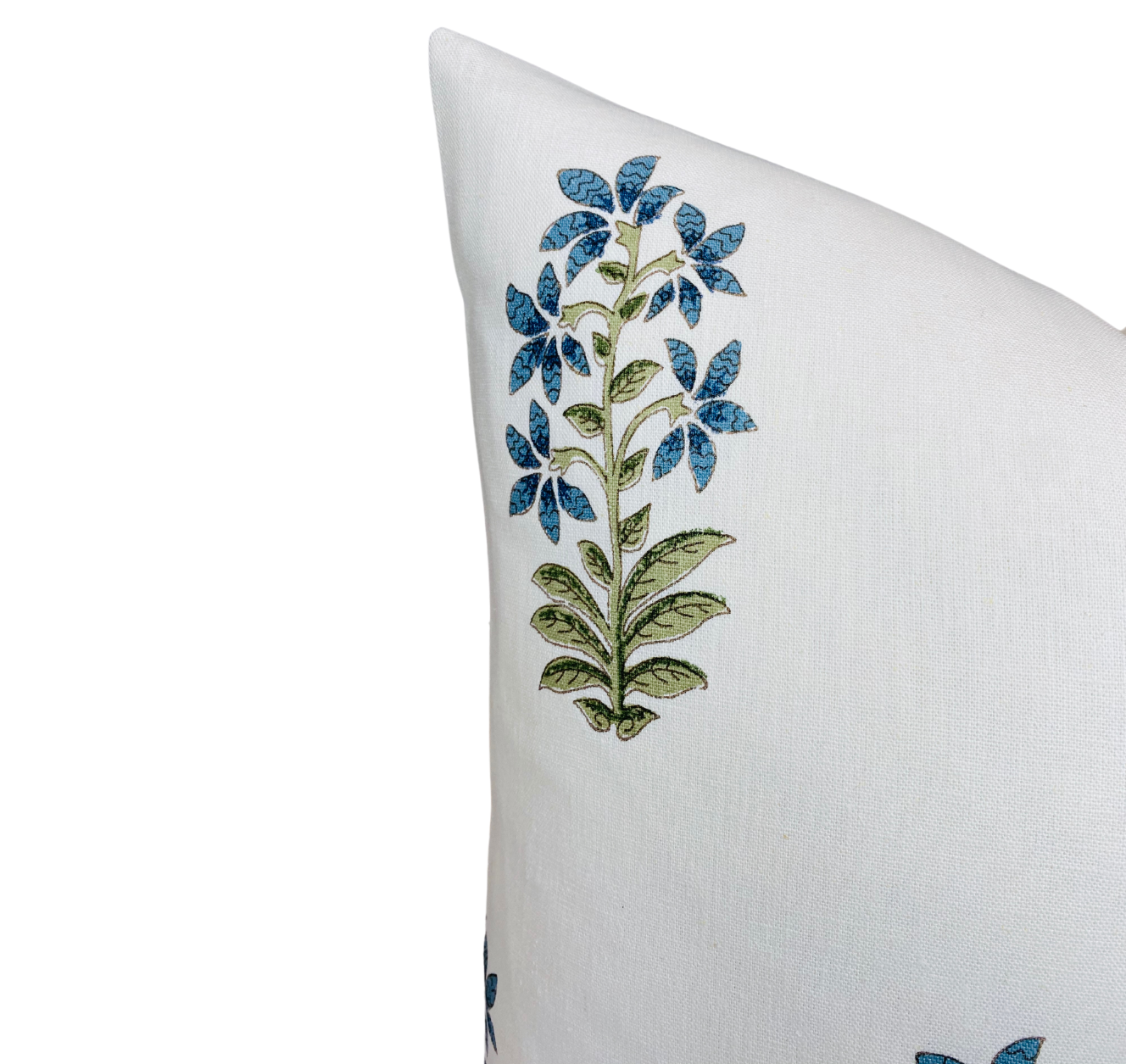 Udaipur Pillow Cover in Indigo, Peter Dunham Textiles