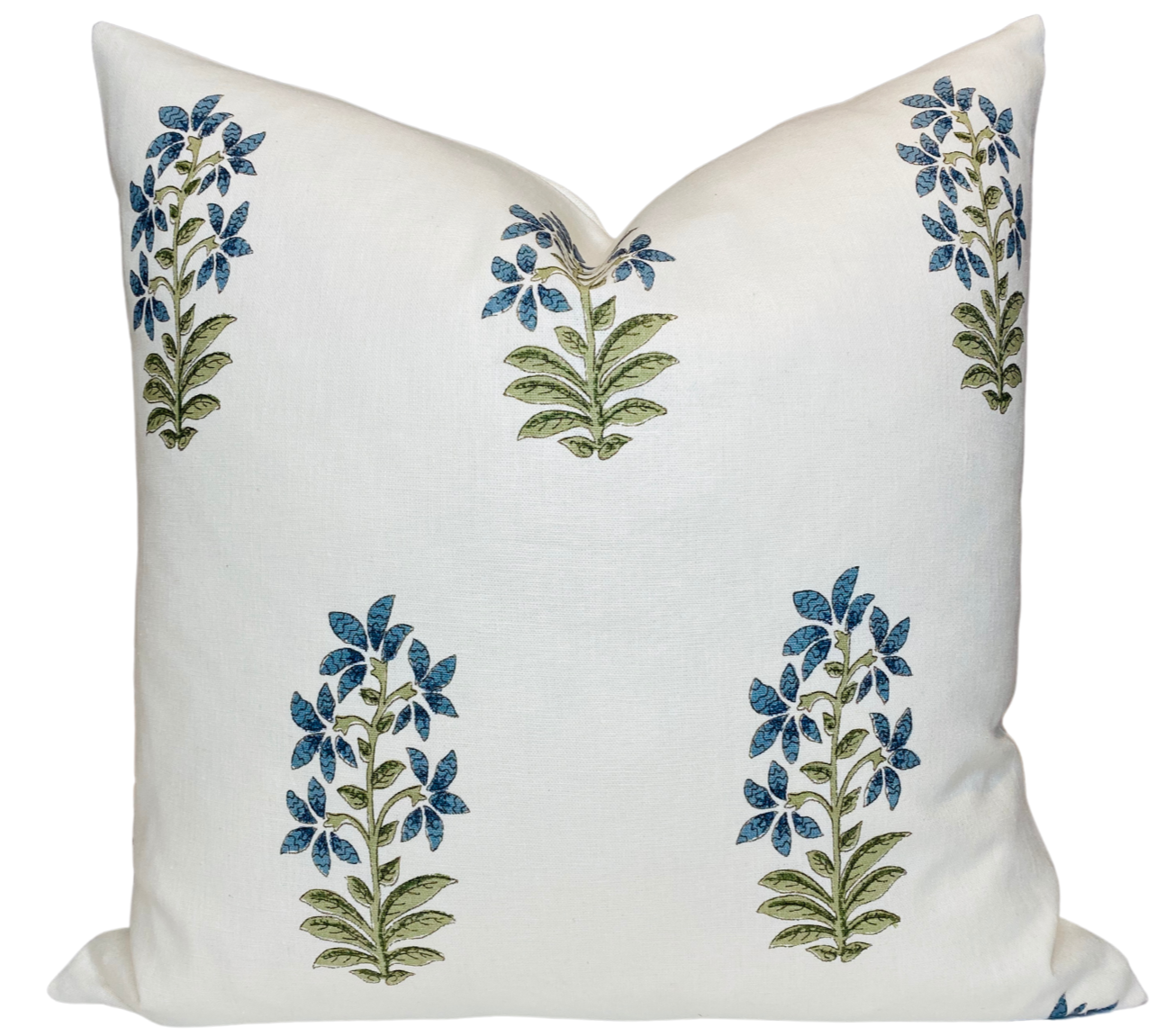 Udaipur Pillow Cover in Indigo, Peter Dunham Textiles