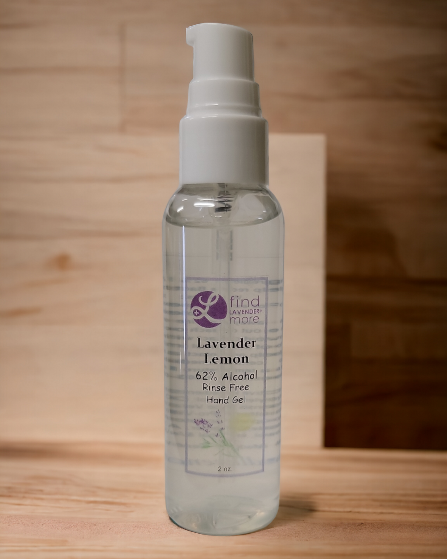 Lavender Hand Sanitizer Gel 2-Pack Natural Antibacterial