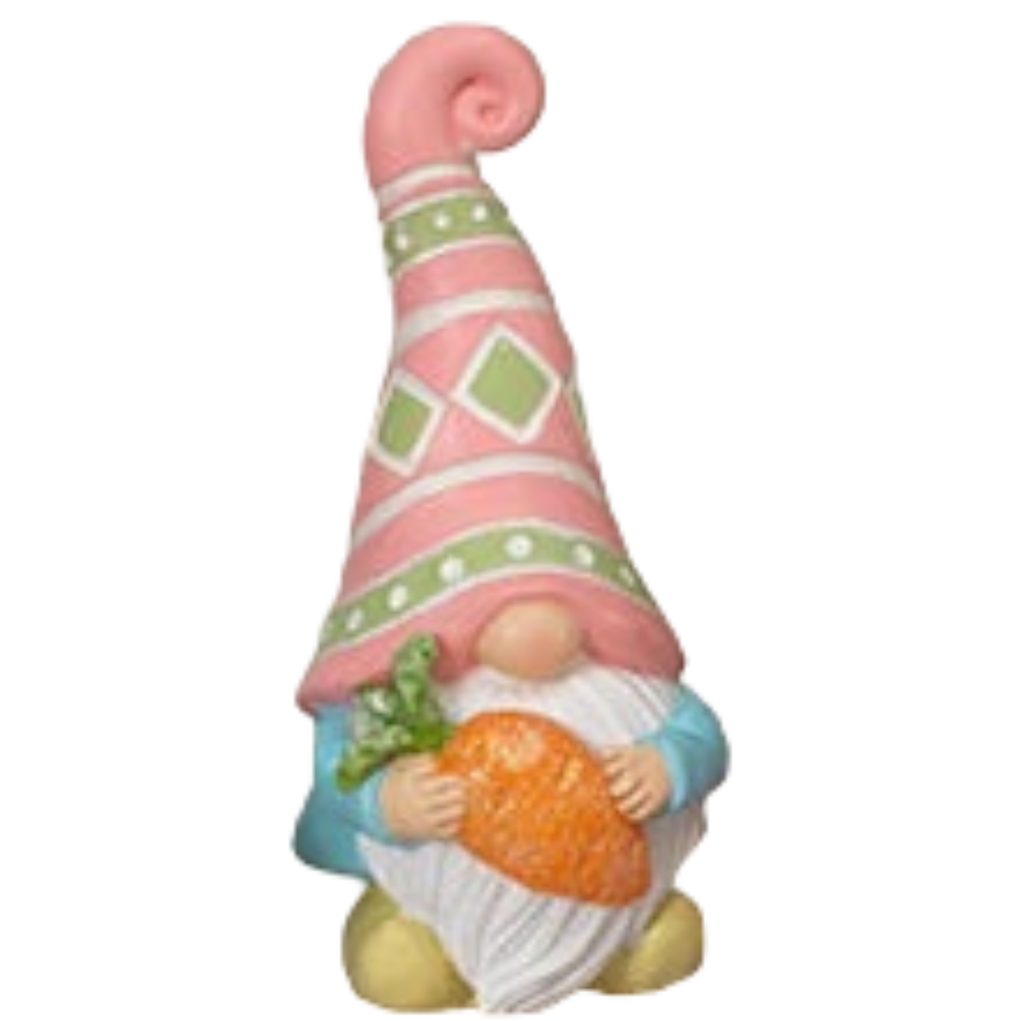 Easter Gnome Figurine - 6 Inch - Carrying a Carrot