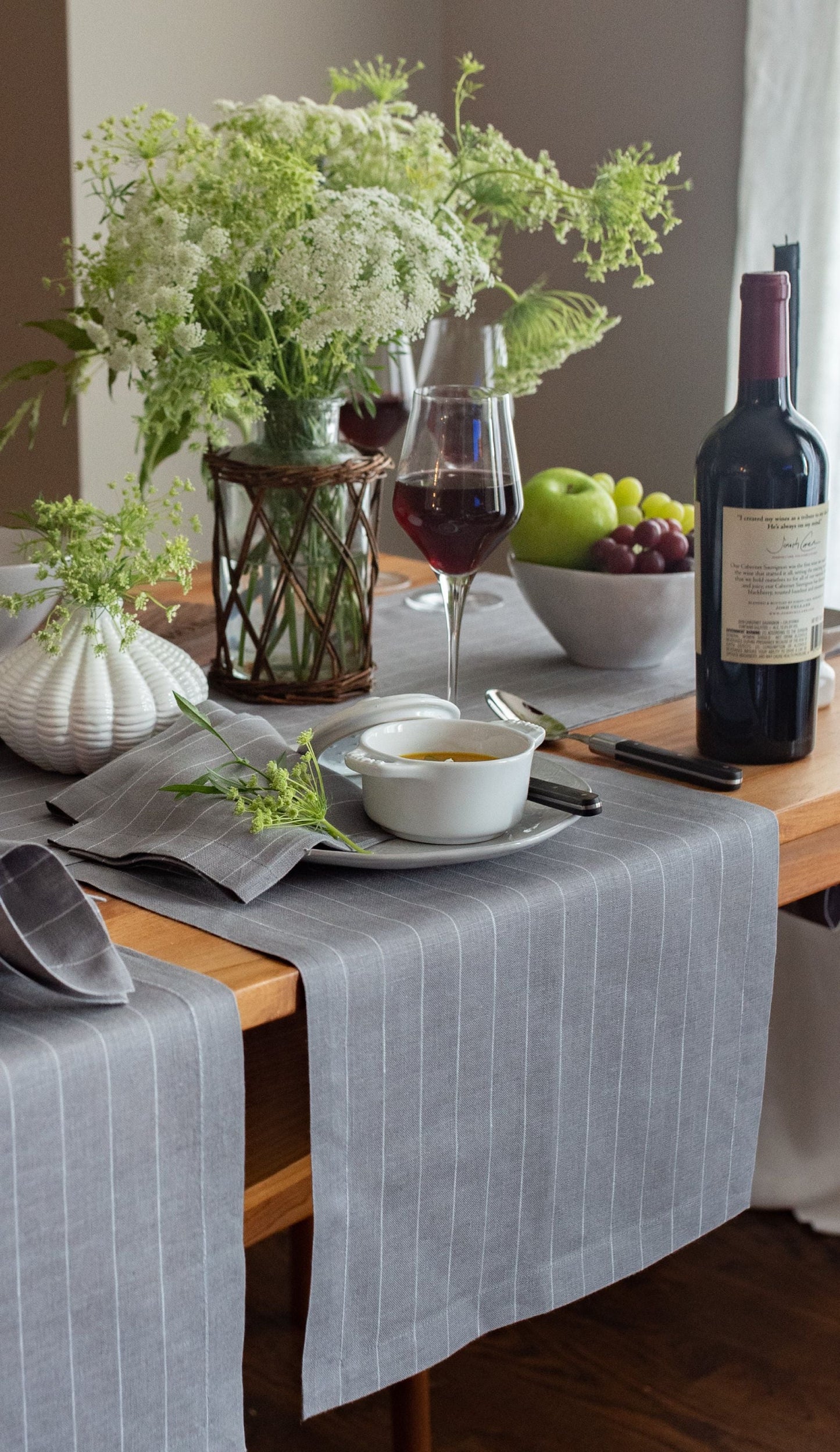 Pinstripe Placemats, Set of 4