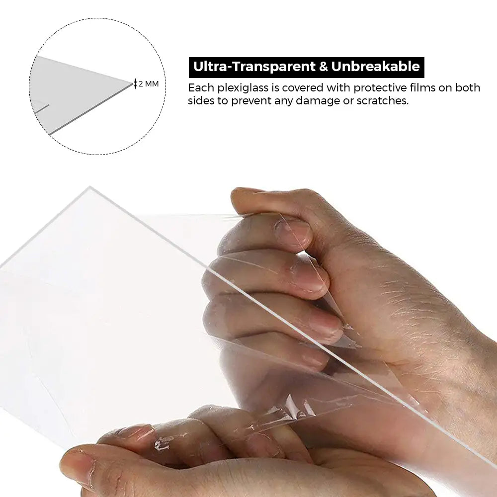 Picture Frames Casablanca Negra Pattern Resin Inlay Collection in 3 Sizes, Pack of 2