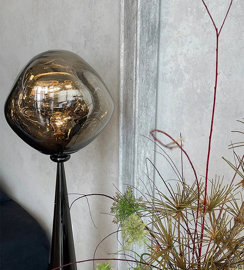 Postmodern Italian Luxury Finish Lava Floor Lamp