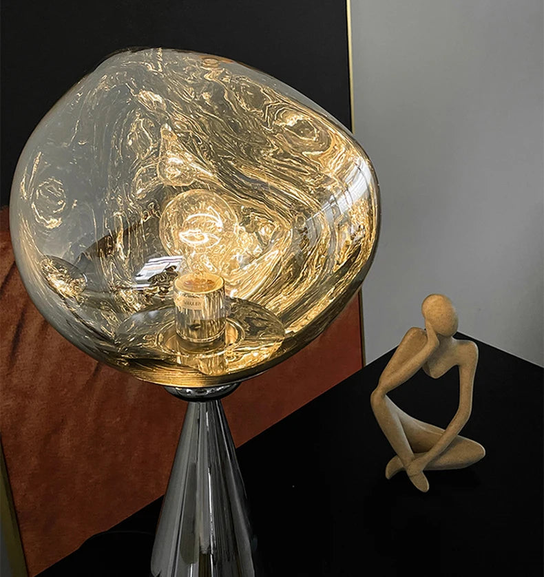 Postmodern Italian Luxury Finish Lava Floor Lamp