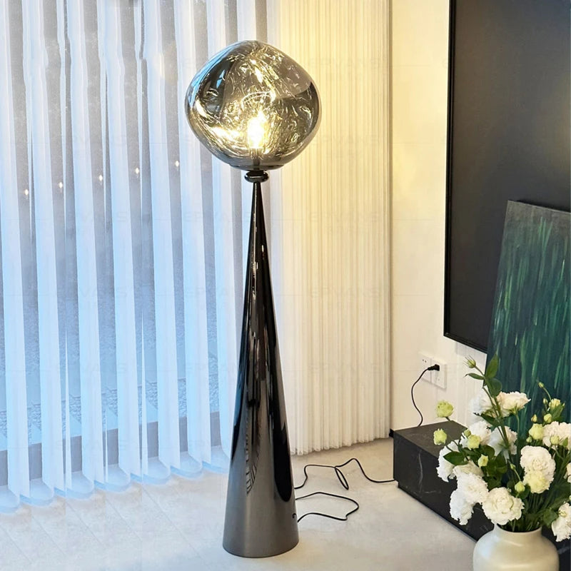 Postmodern Italian Luxury Finish Lava Floor Lamp