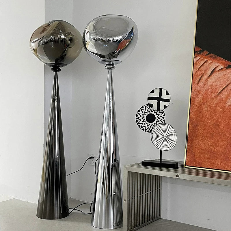 Postmodern Italian Luxury Finish Lava Floor Lamp