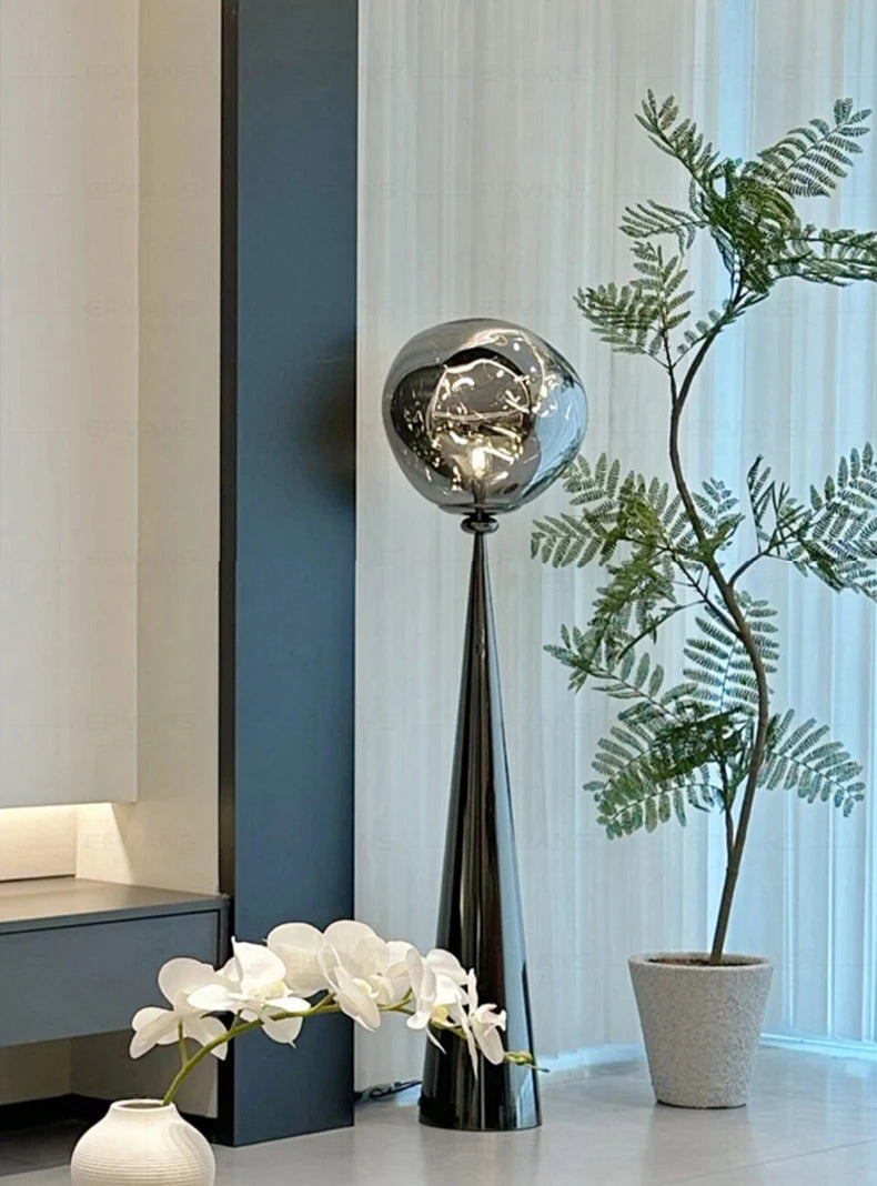 Postmodern Italian Luxury Finish Lava Floor Lamp