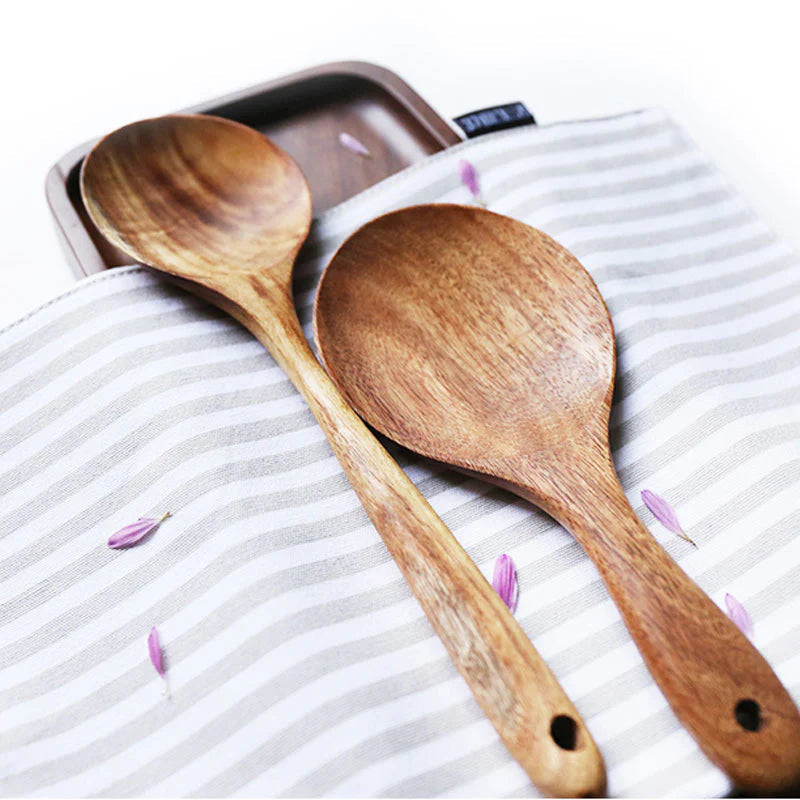 Premium Teak Wooden Utensil Set