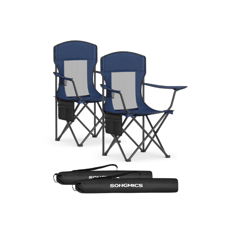 Foldable Sports Chairs Set of 2