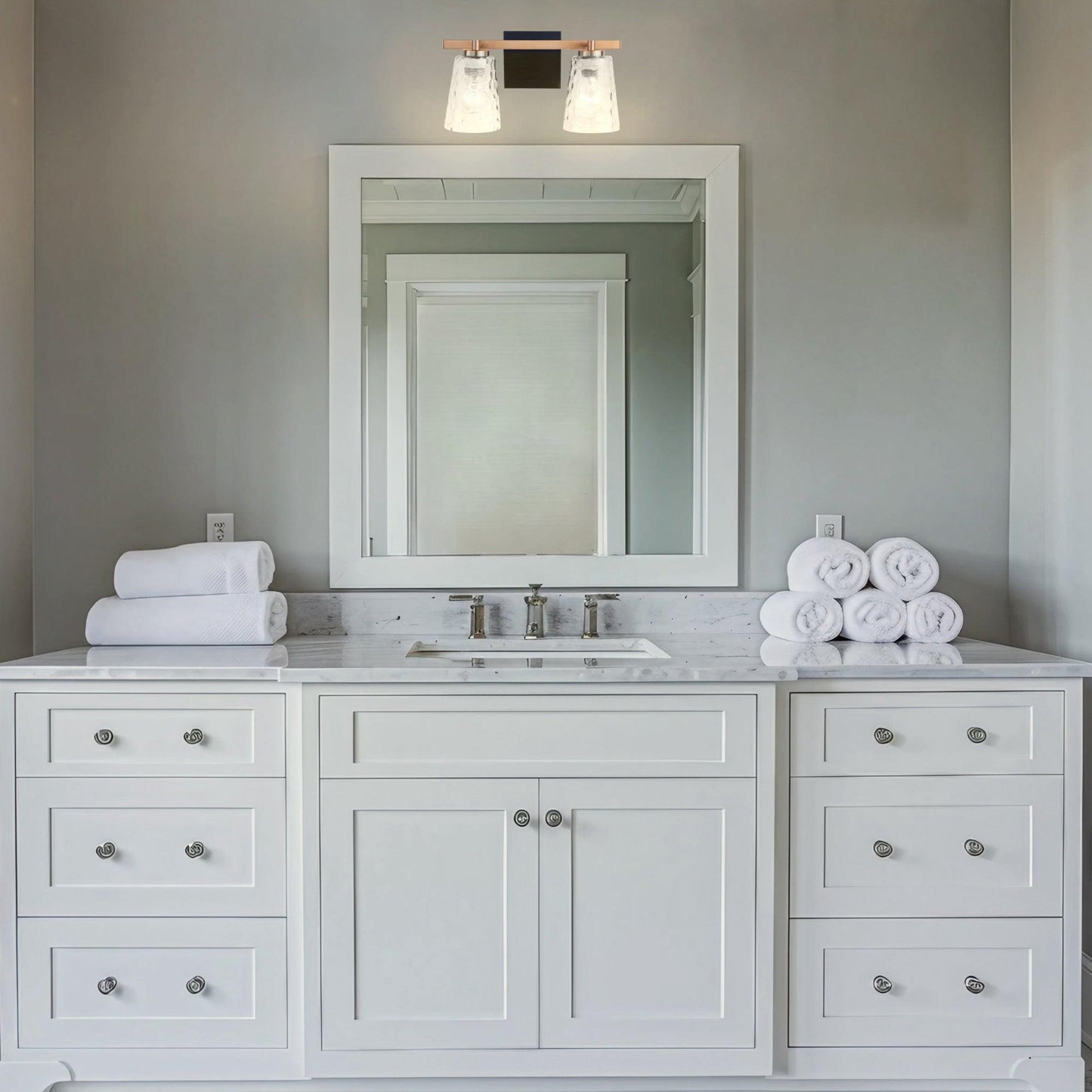 Radiance Modern 2-Light Dimmable Vanity Light