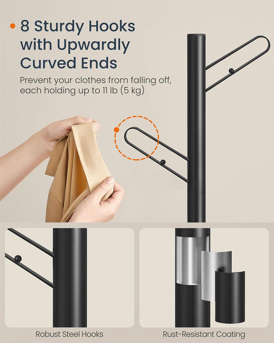 Tree-Shaped Coat Rack