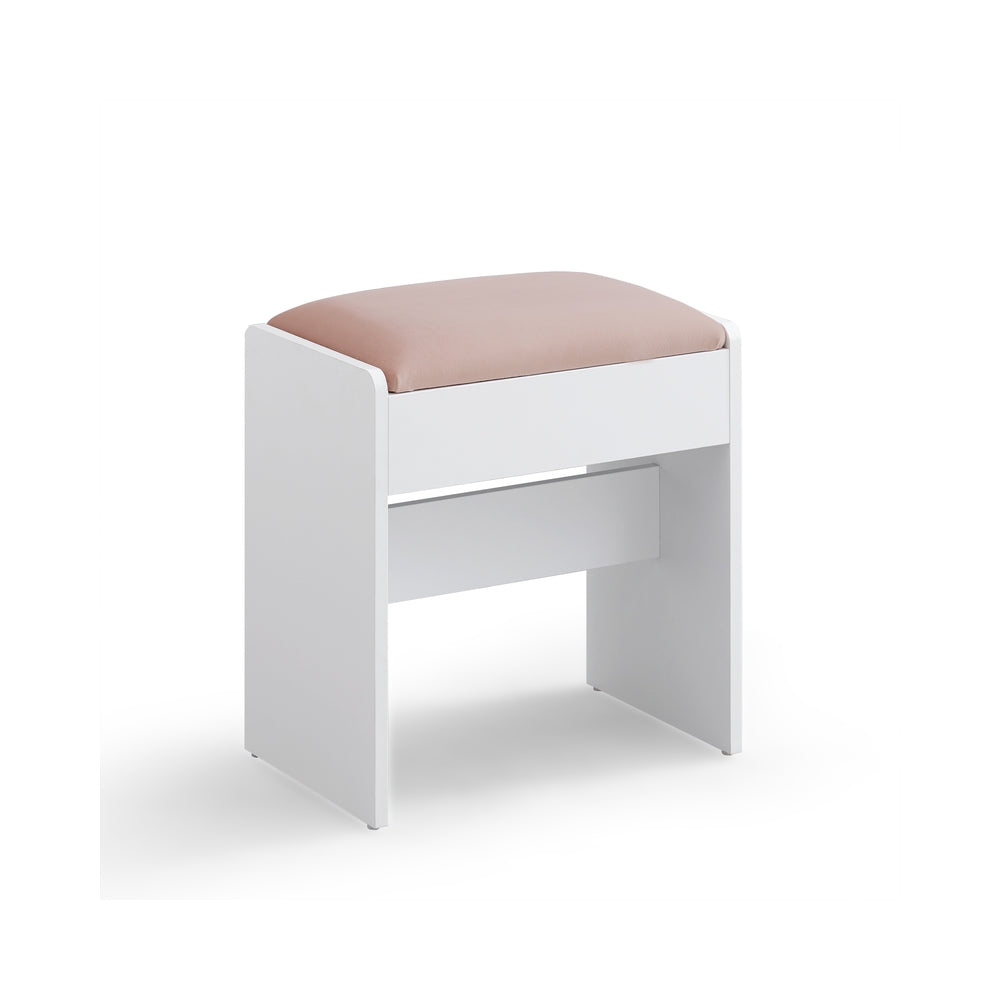 Kailyn Collection - Vanity Desk with Mirror and 9 LED Bulbs