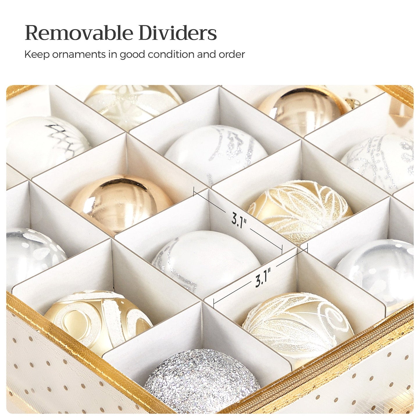 Large Christmas Ornament Storage Boxes
