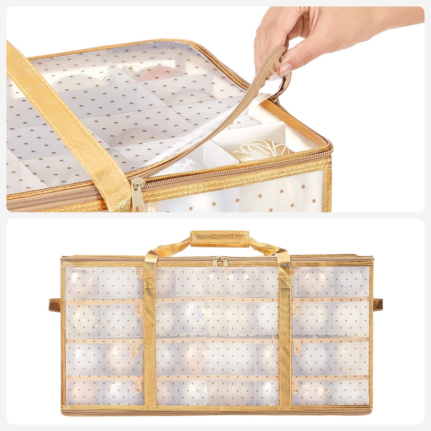 Large Christmas Ornament Storage Boxes