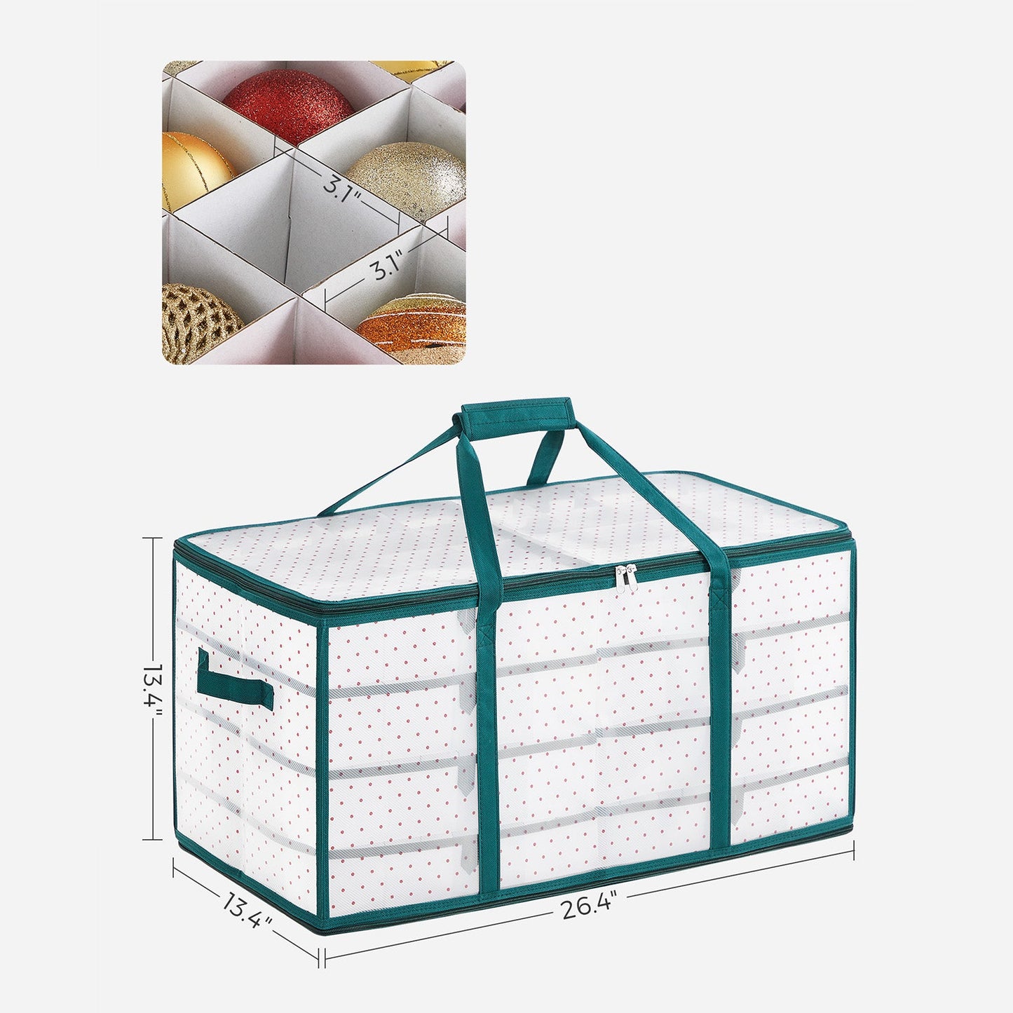 Large Christmas Ornament Storage Boxes