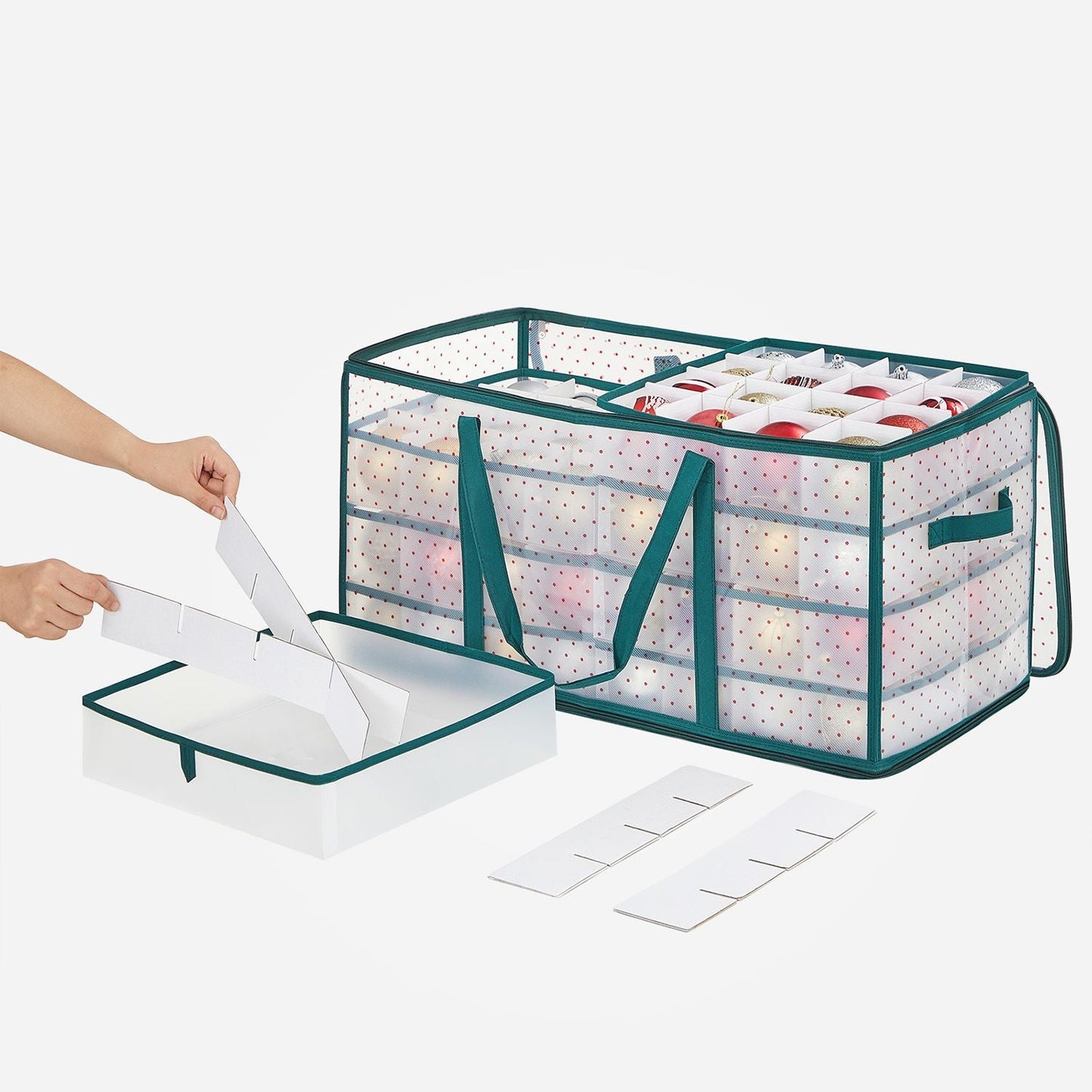 Large Christmas Ornament Storage Boxes