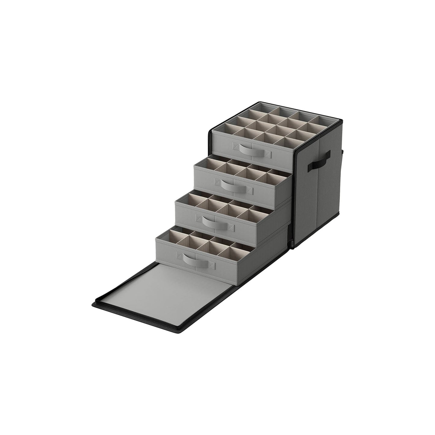 Christmas Ornament Storage Box with 64 Slots
