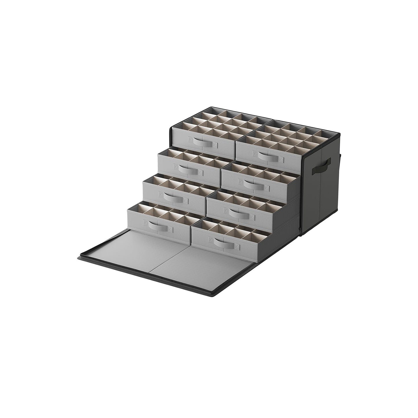 Large Christmas Ornament Storage Box with 128 Slots