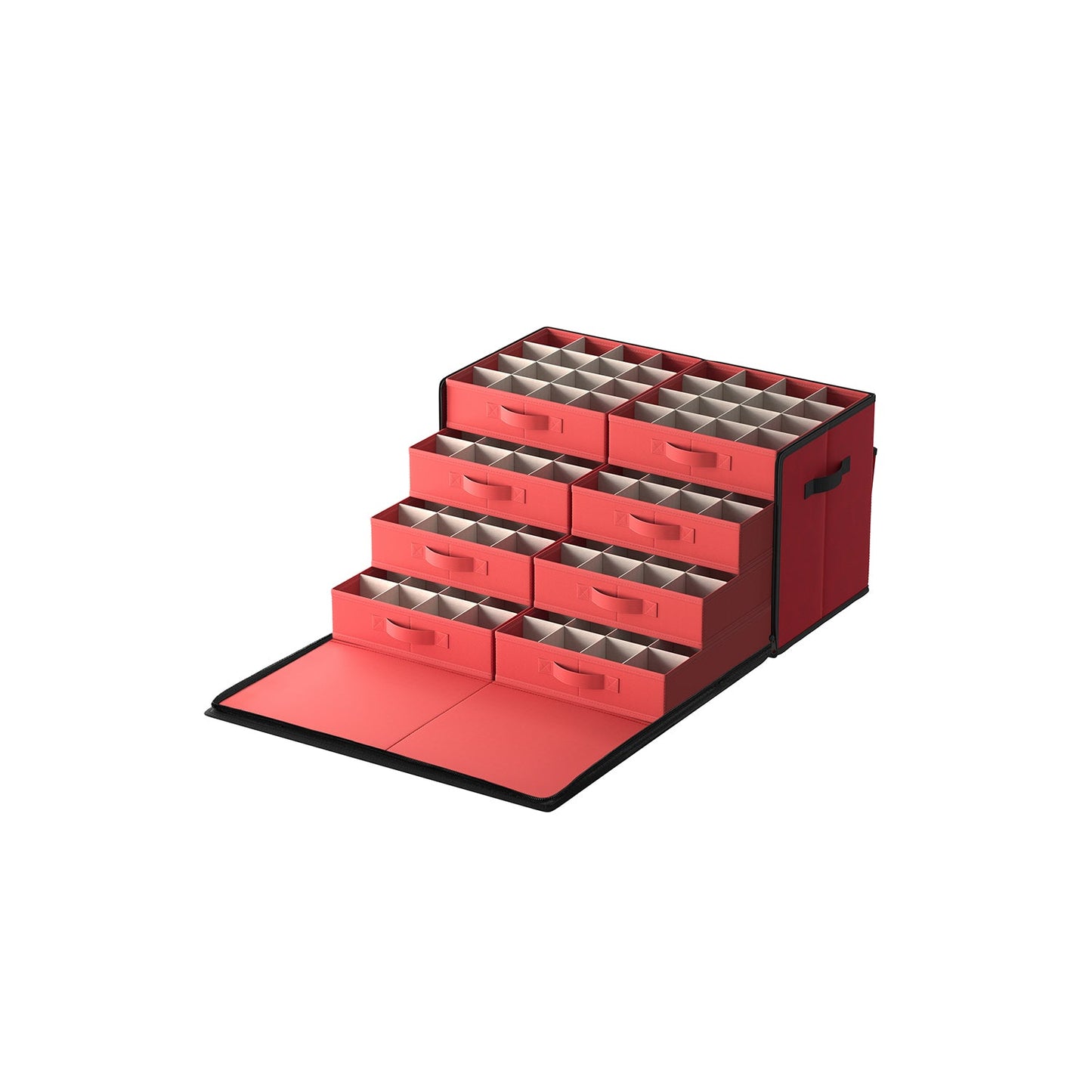 Large Christmas Ornament Storage Box with 128 Slots