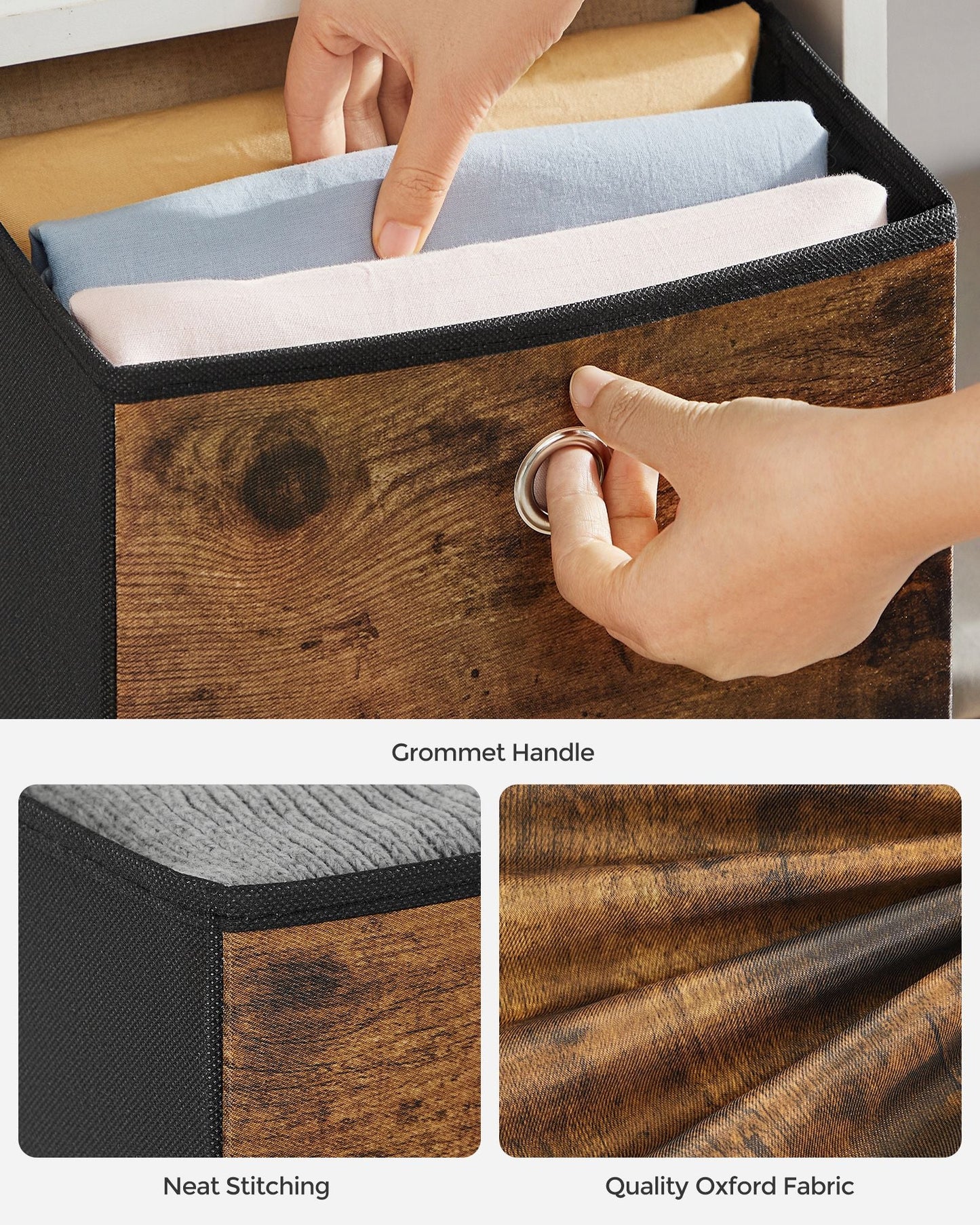 5-Tier Blanket Ladder with 4 Removable Hooks