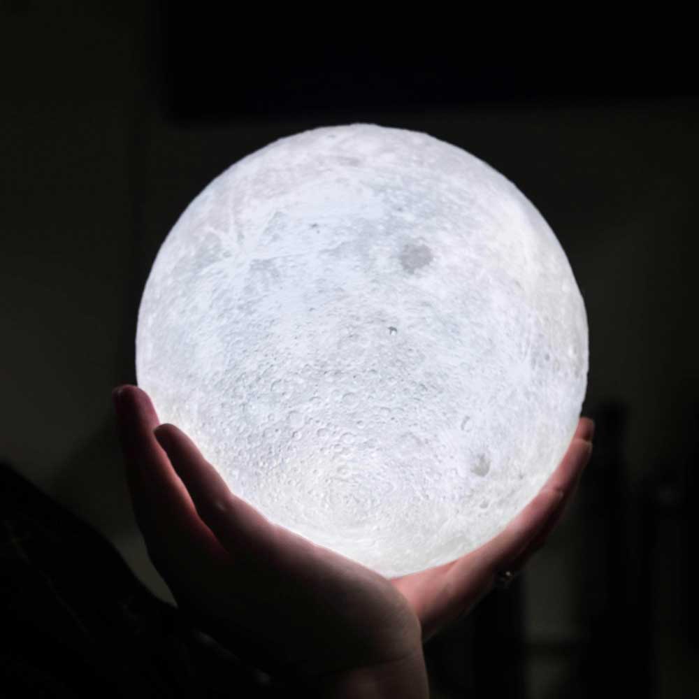 RGB Moon Lamp with Remote & Touch Control