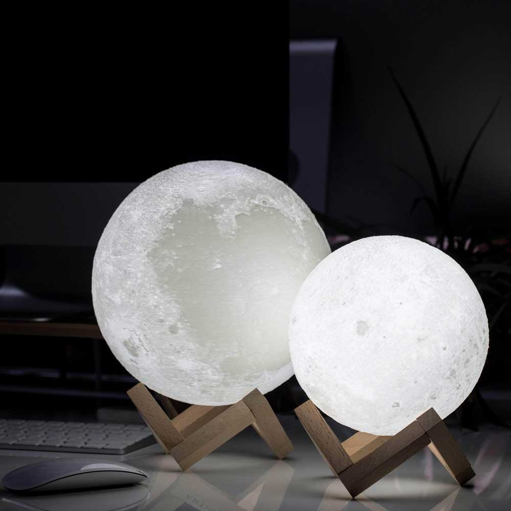 RGB Moon Lamp with Remote & Touch Control