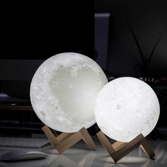 RGB Moon Lamp with Remote & Touch Control