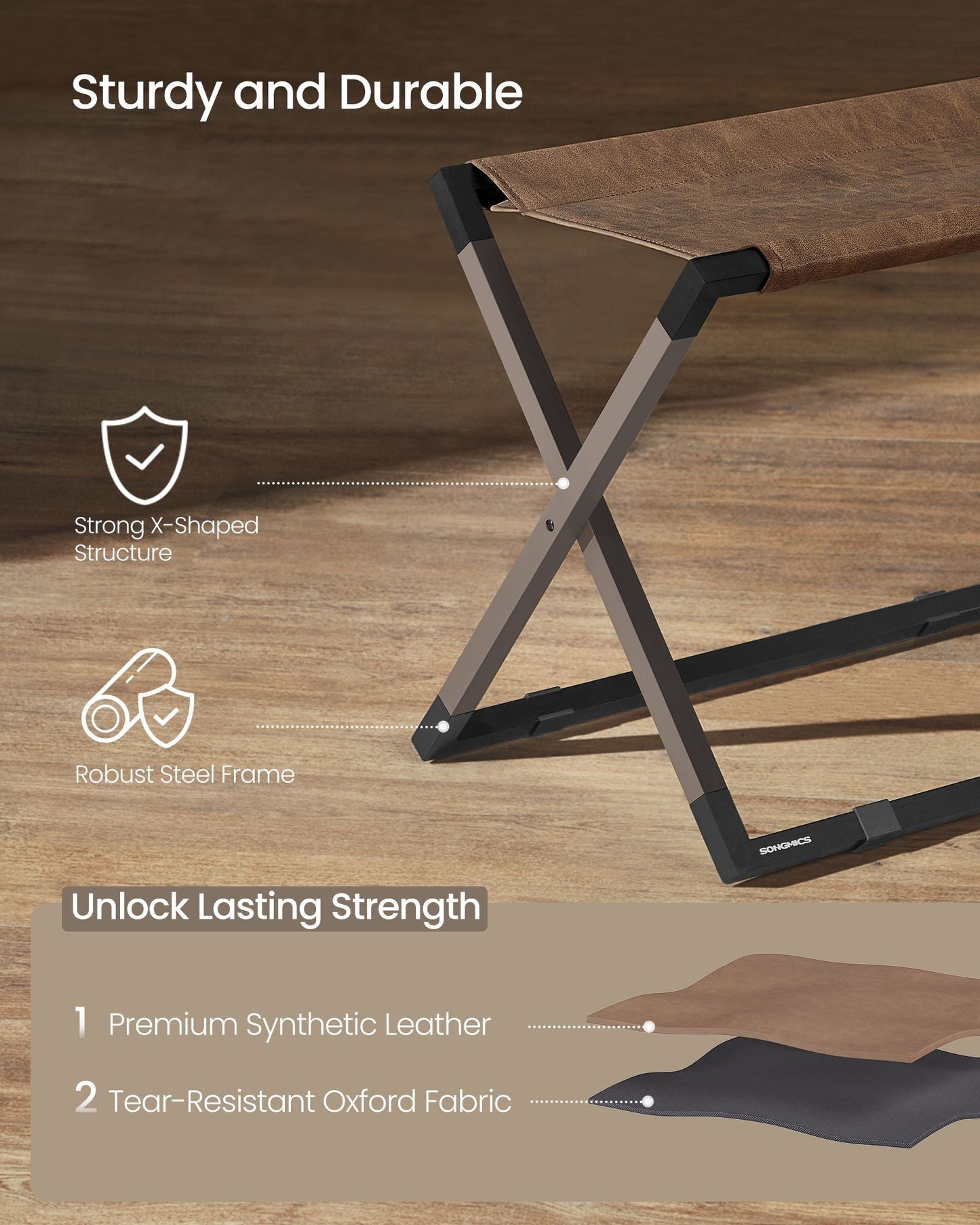 Set of 2 Foldable Suitcase Stands