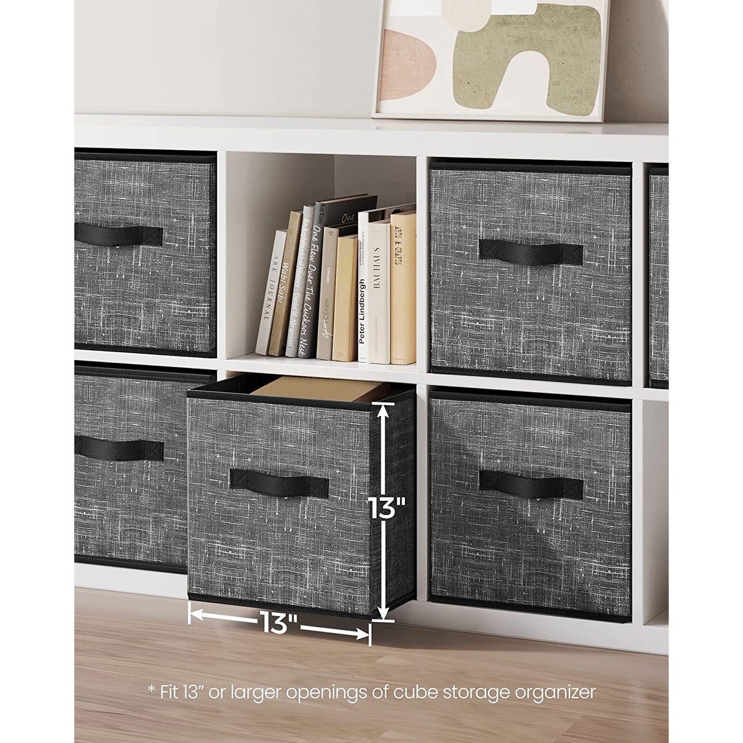 Non-Woven Fabric Storage Cubes with Double Handles