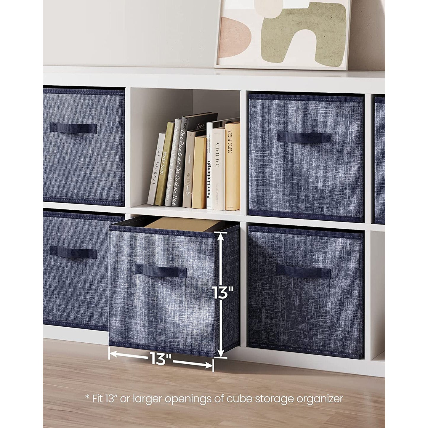 Non-Woven Fabric Storage Cubes with Double Handles