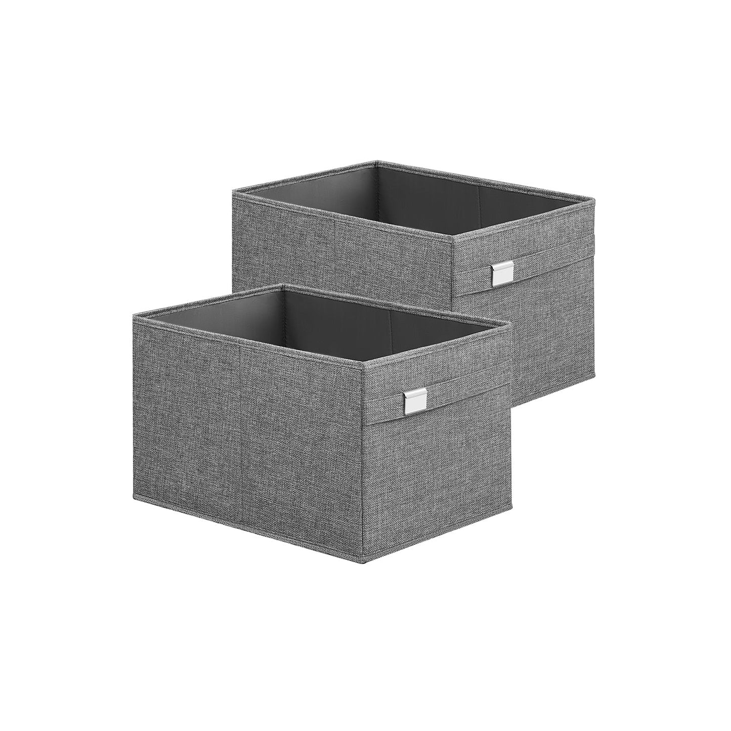 Set of 2 Storage Baskets with Double Handles