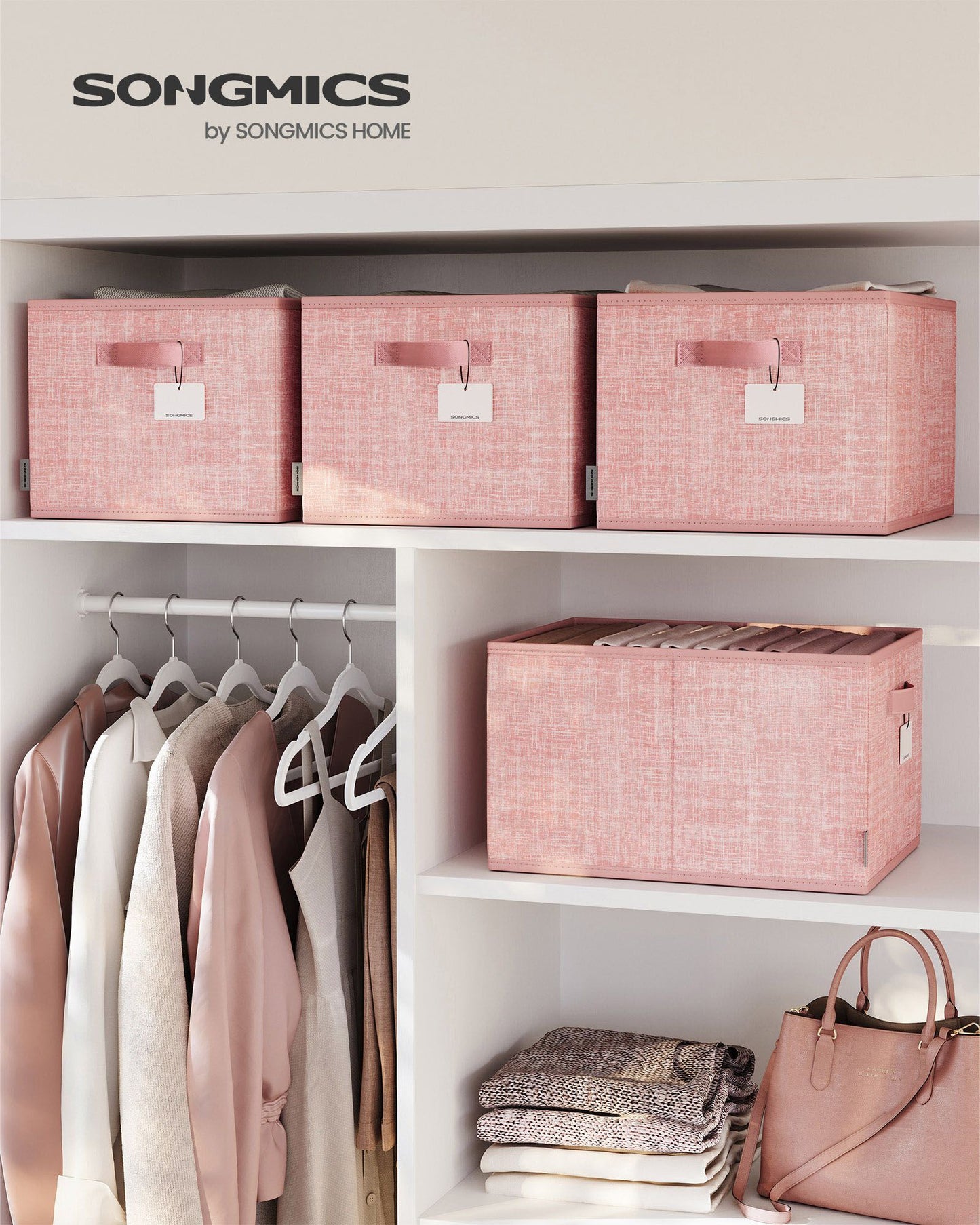 Set of 3 Fabric Storage Bins