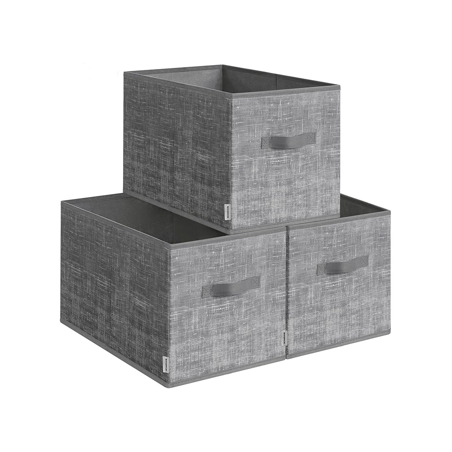 Set of 3 Fabric Storage Bins
