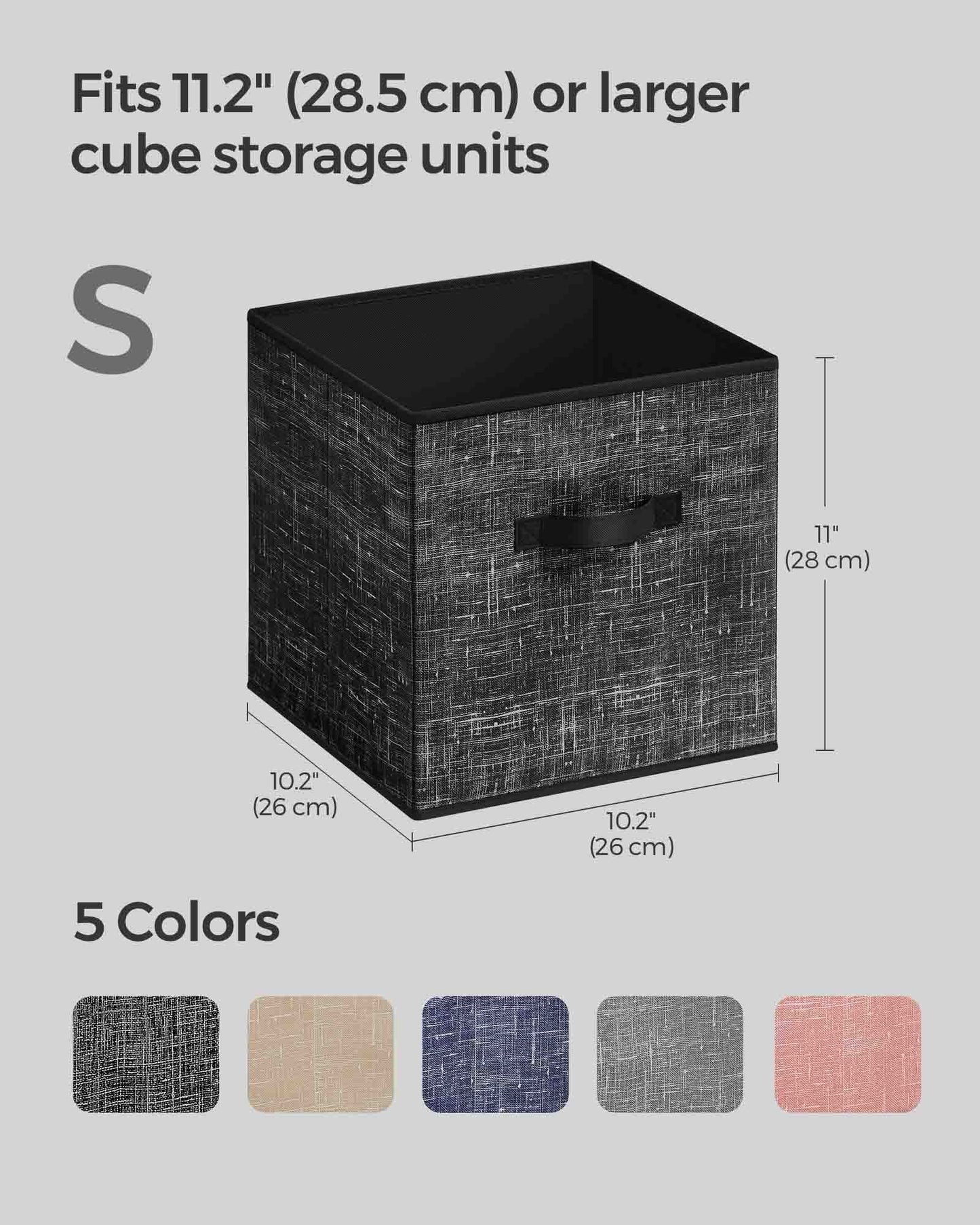 Set of 8 Foldable Storage Cubes