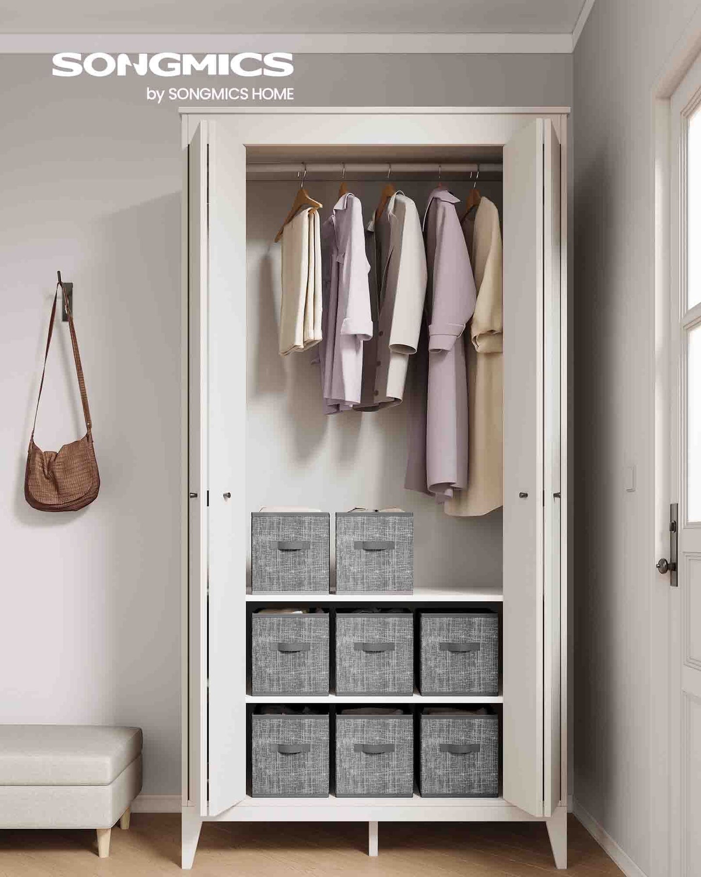 Set of 8 Foldable Storage Cubes