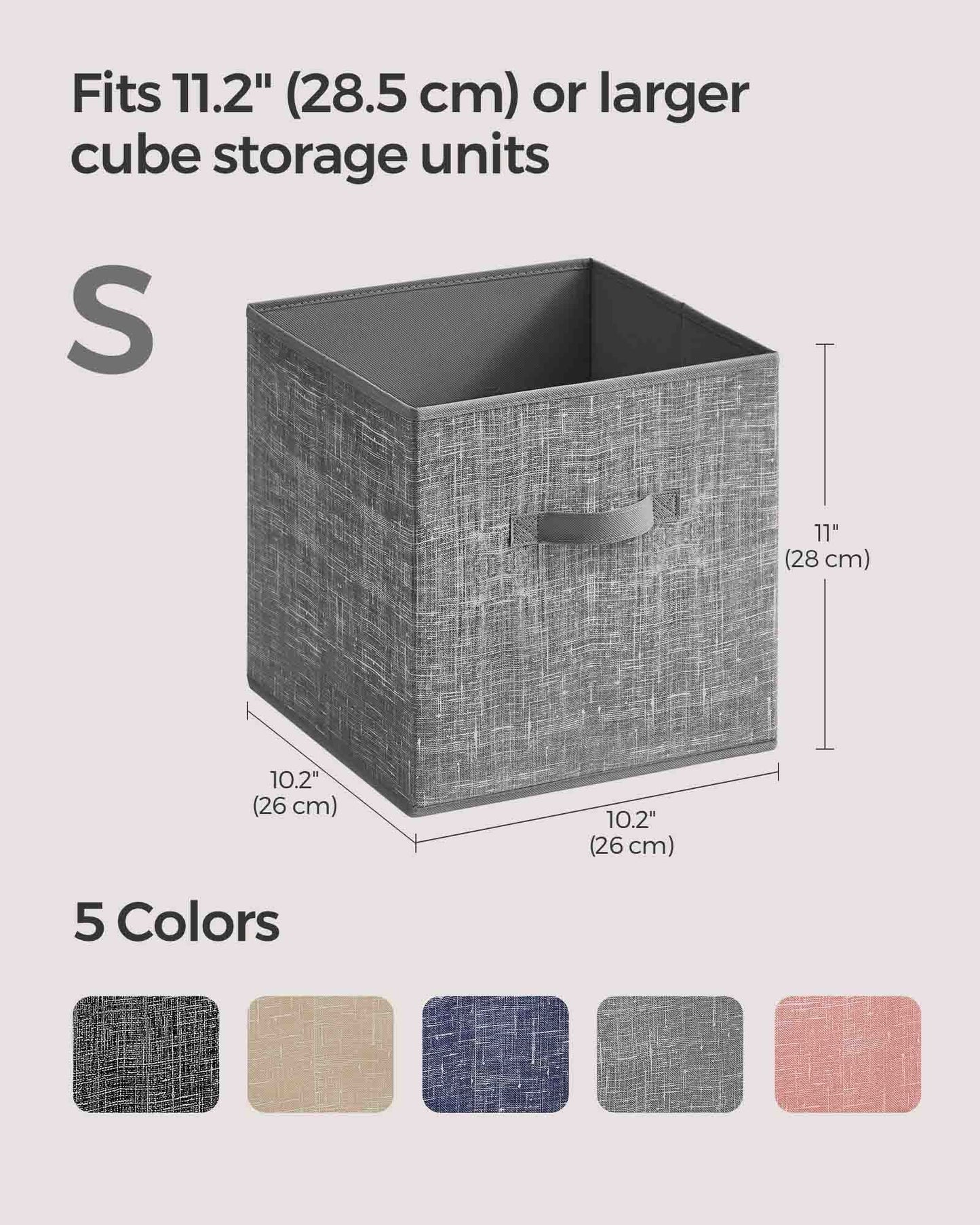Set of 8 Foldable Storage Cubes