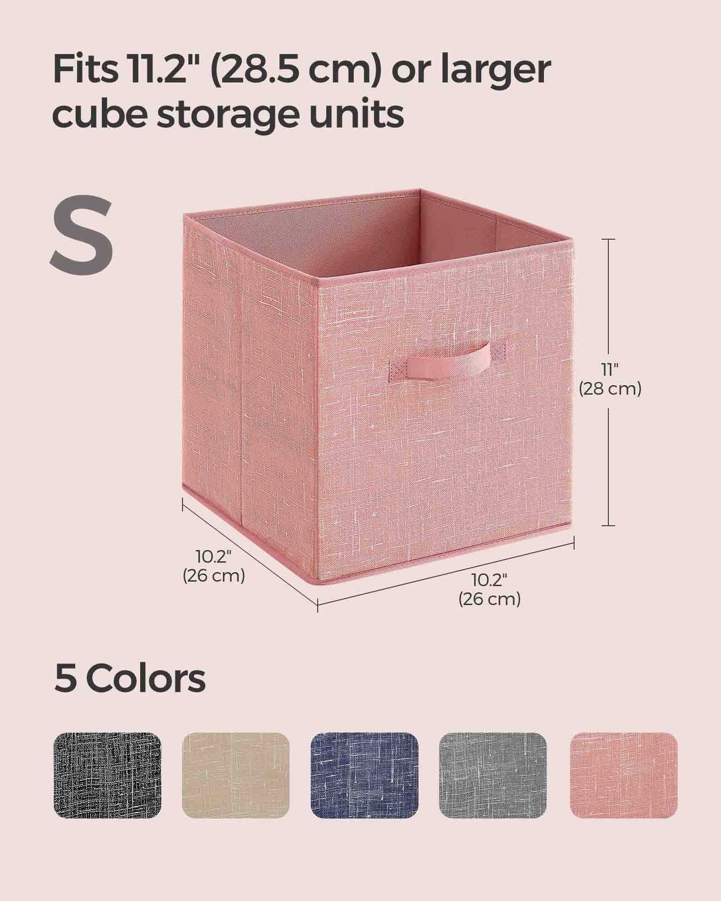 Set of 8 Foldable Storage Cubes