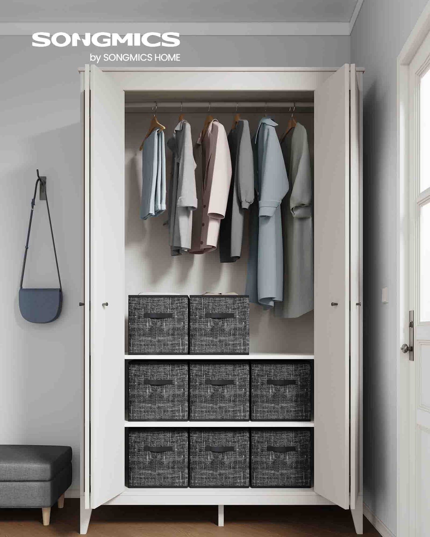 Set of 8 Foldable Storage Cubes