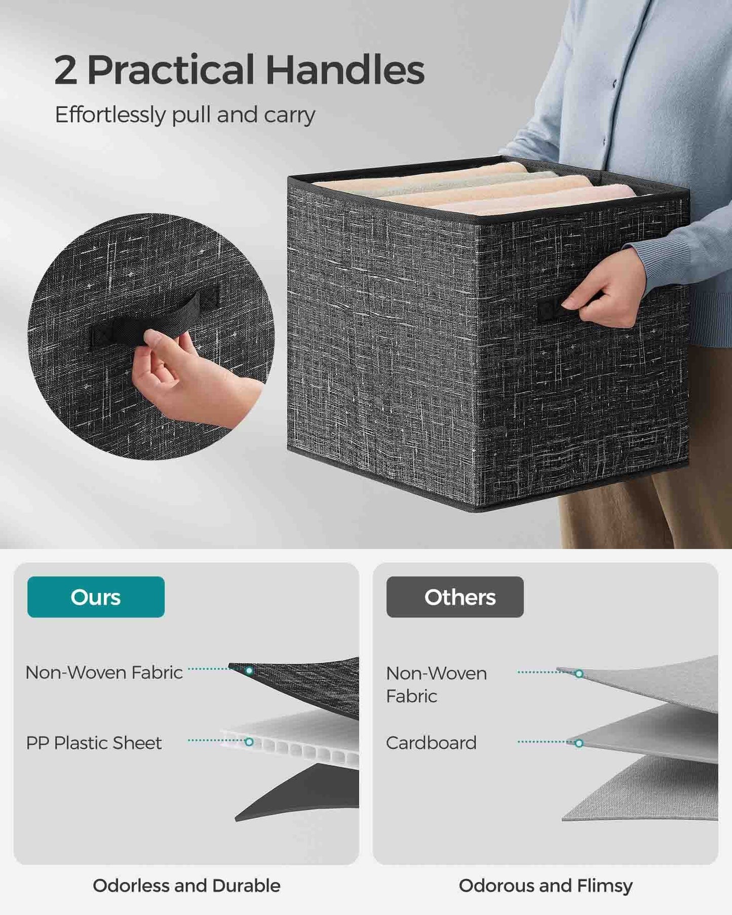 Set of 8 Foldable Storage Cubes