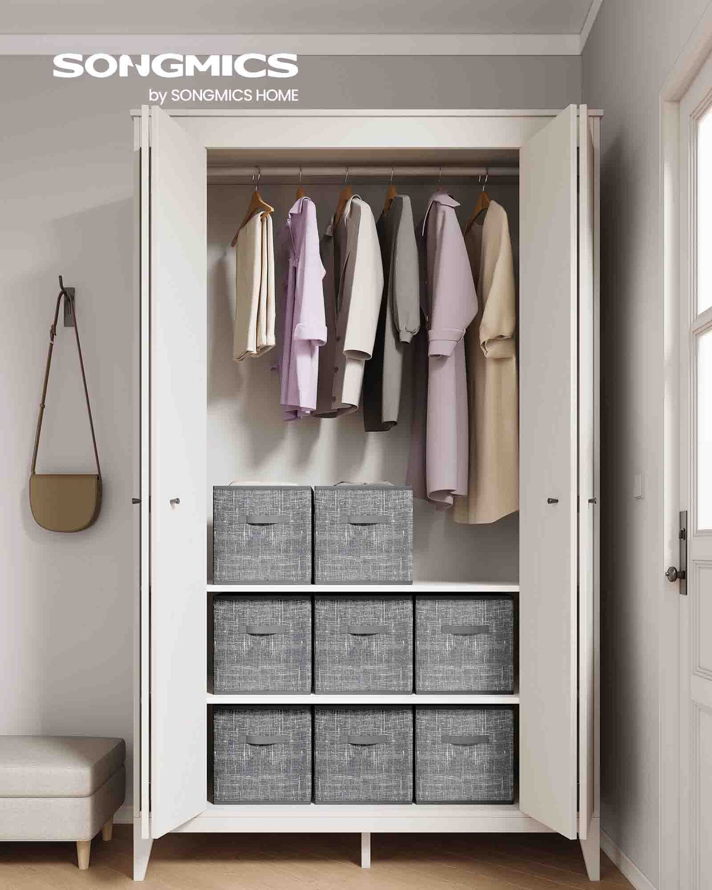 Set of 8 Foldable Storage Cubes