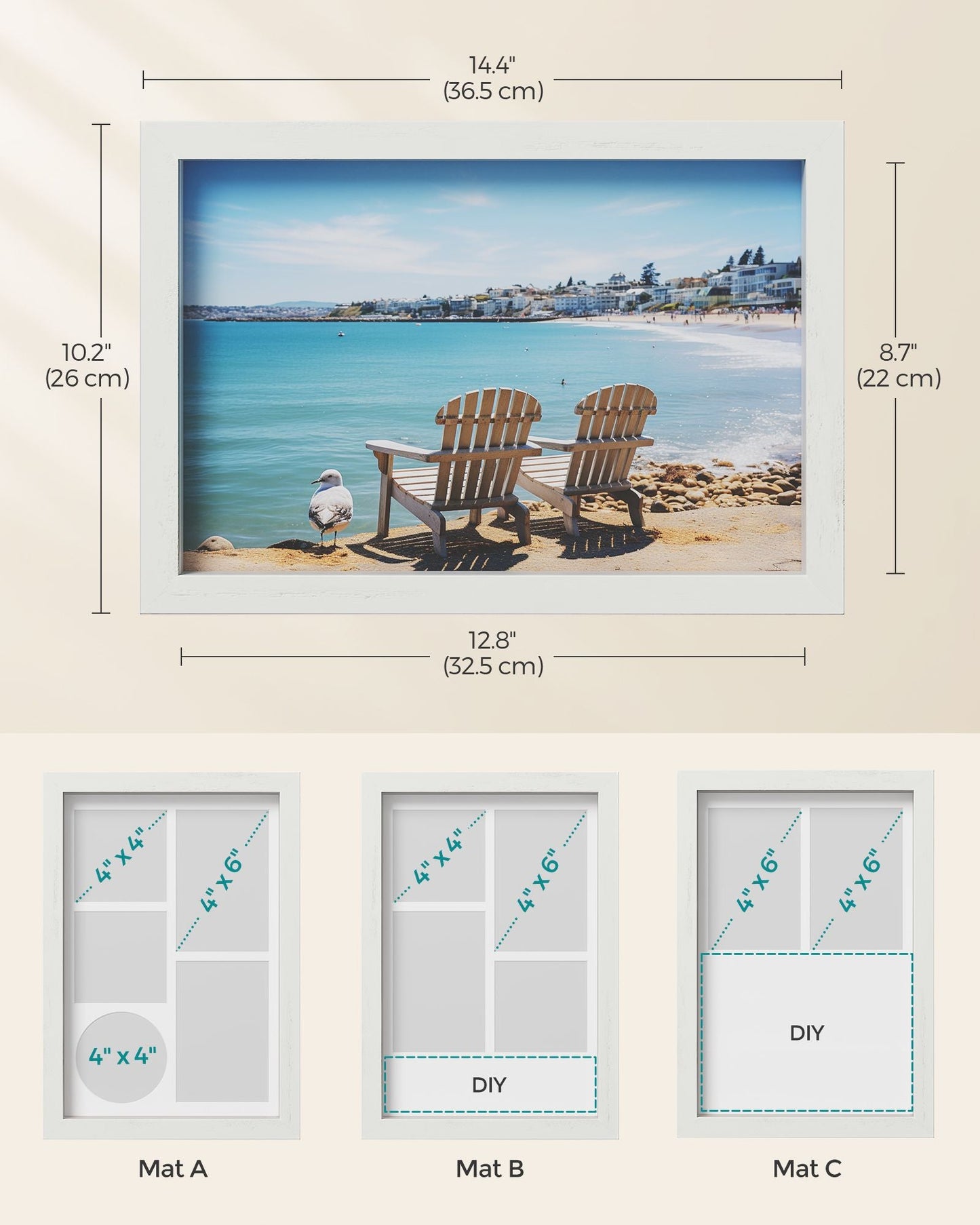 1.3-Inch Deep Memory Display Case for Desk Wall Decor