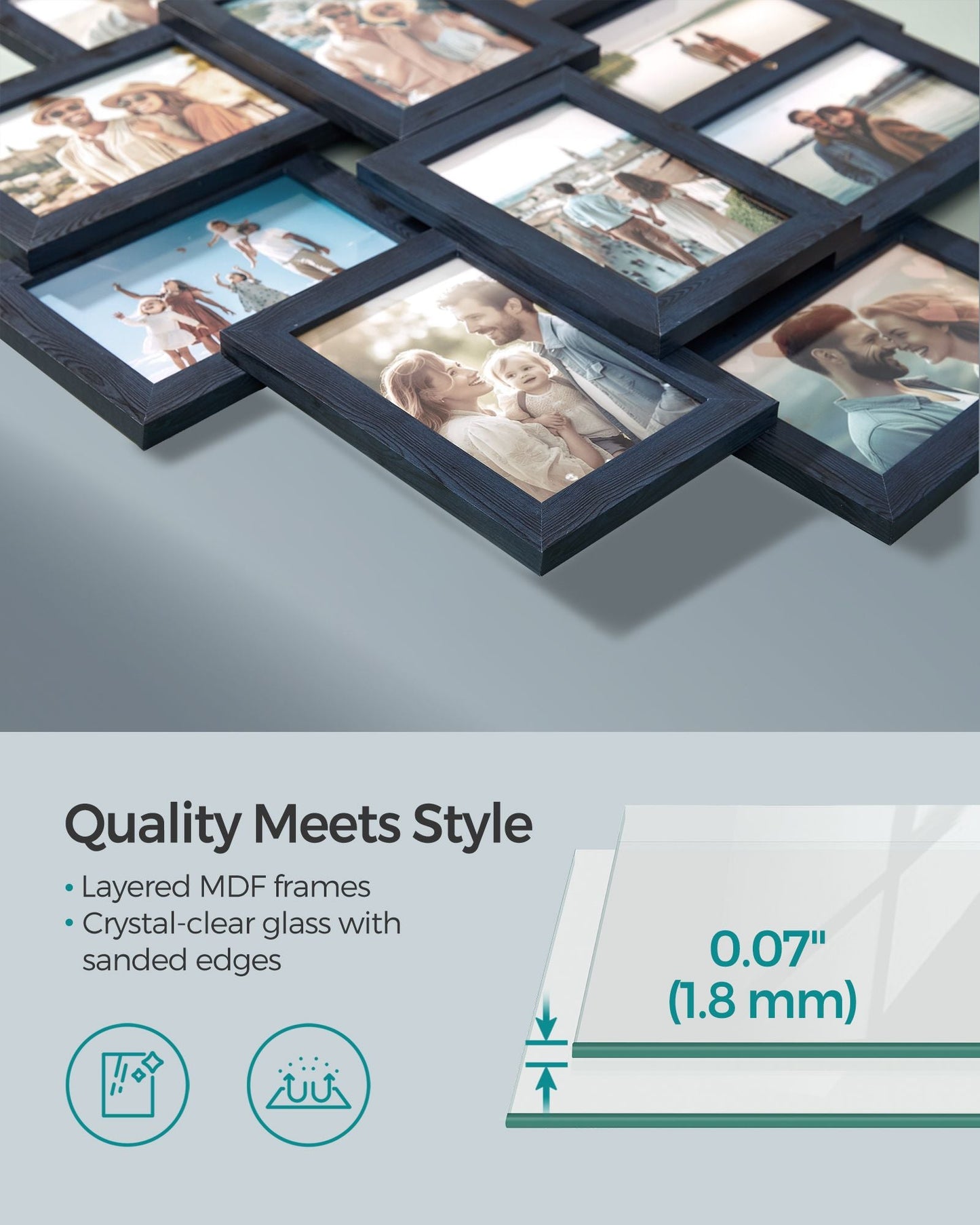 4x6 Picture Frames Collage for Wall Decor