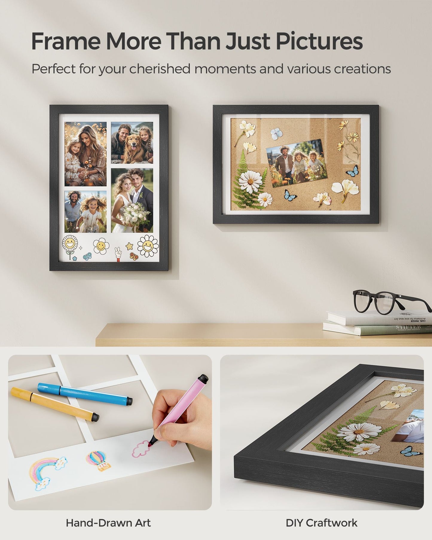 A4 Picture Frame Collage for Wall Decor