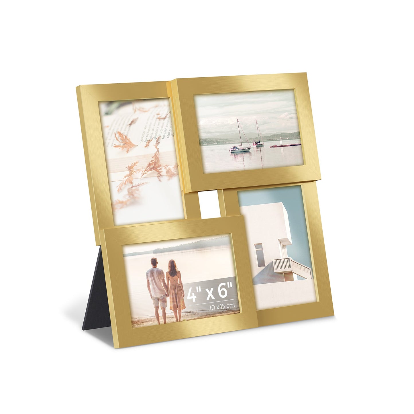 Family Photo Collage Frame Set of 4 for Wall Decor