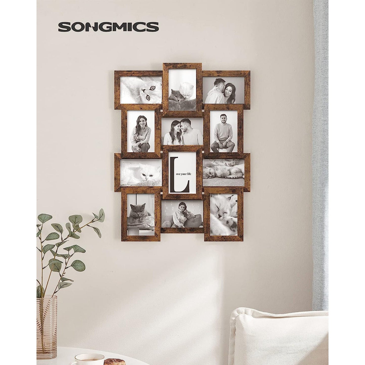Collage Picture Frames, 4x6 for Wall Decor Set of 12