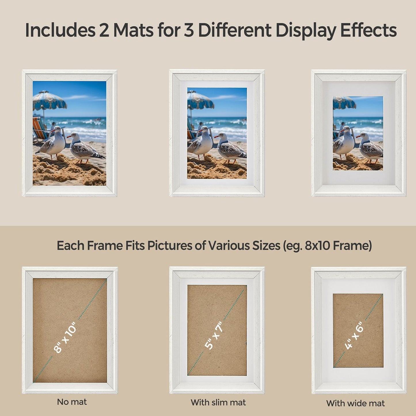 Picture Frames with 16 Mats