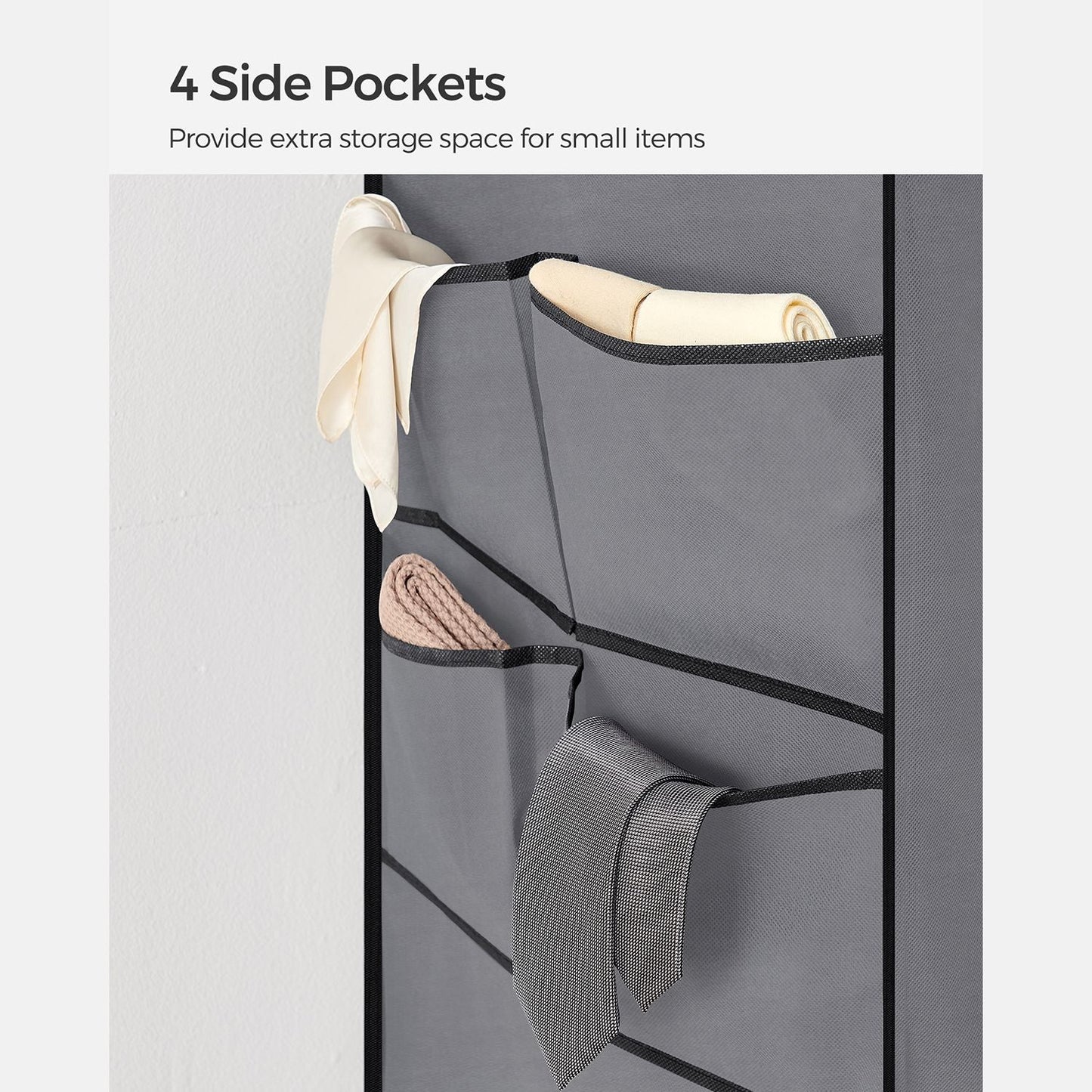 Portable Closet with 4 Hanging Rods