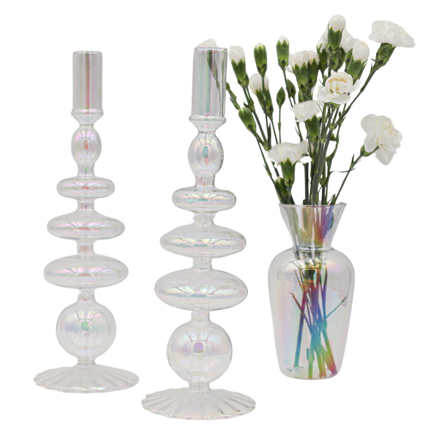Rainbow Prism Candle Holder - Case of 12
