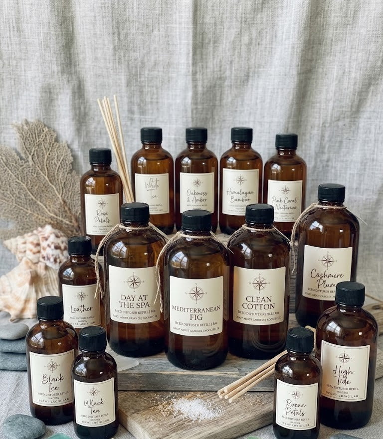 Reed Diffuser Refill – 8oz | Floral Scents, Essential Oil Infused